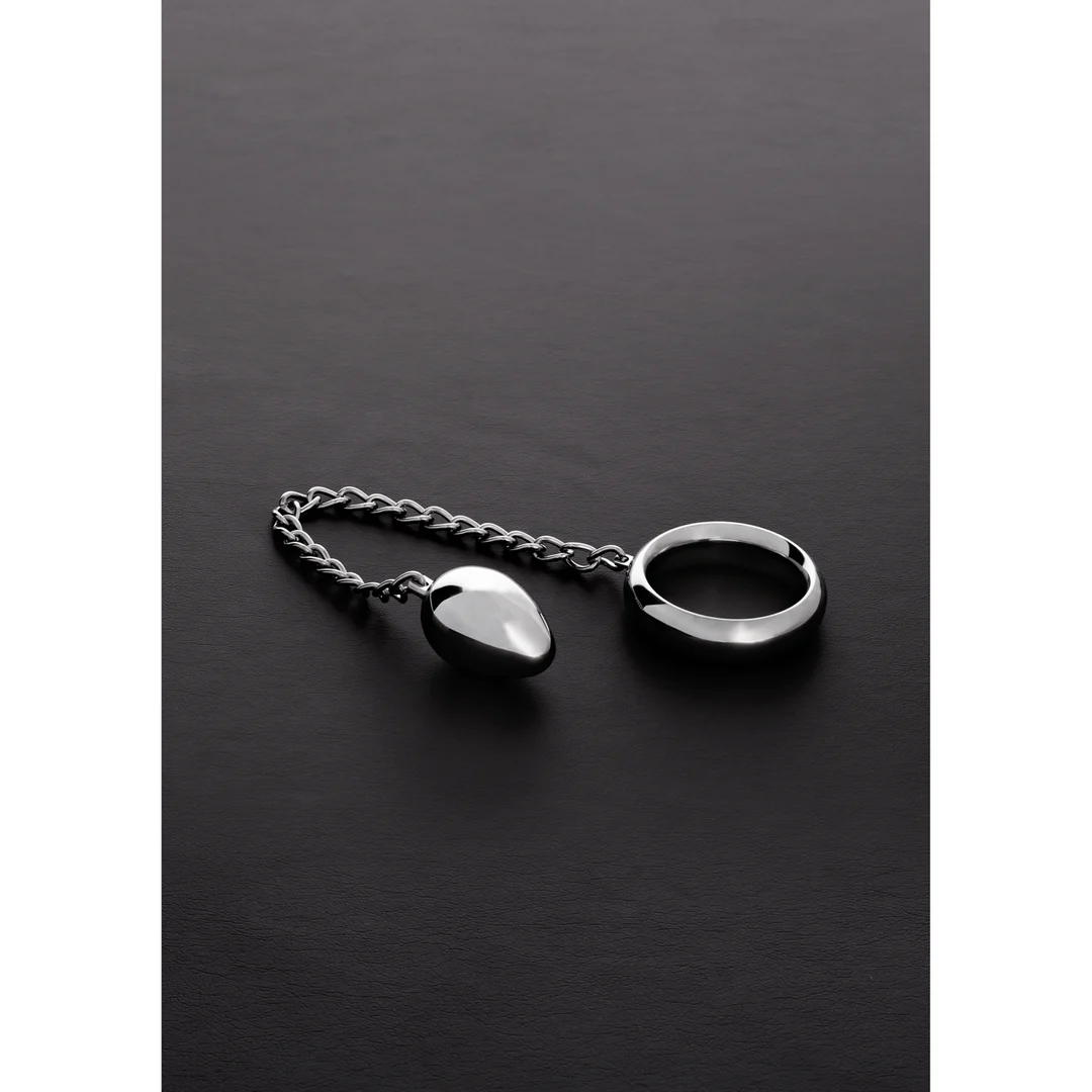 Pierścień C Donut Steel by Shots z jajkiem analnym - obrazek 2