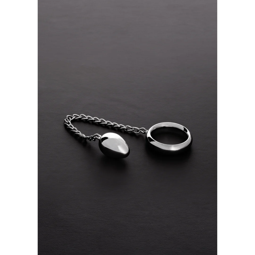Pierścień C Donut Steel by Shots z jajkiem analnym - obrazek 4