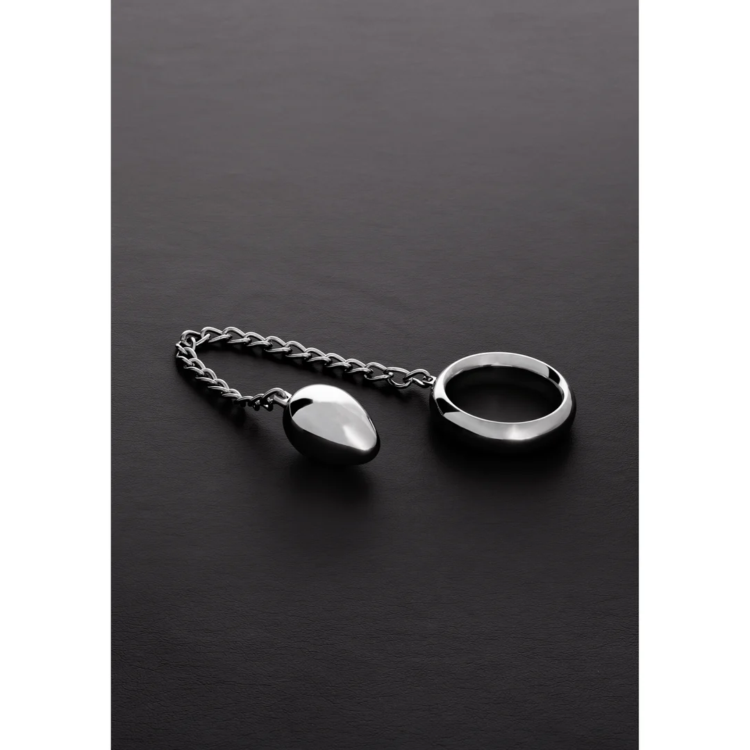 Pierścień C Donut Steel by Shots z jajkiem analnym - obrazek 6