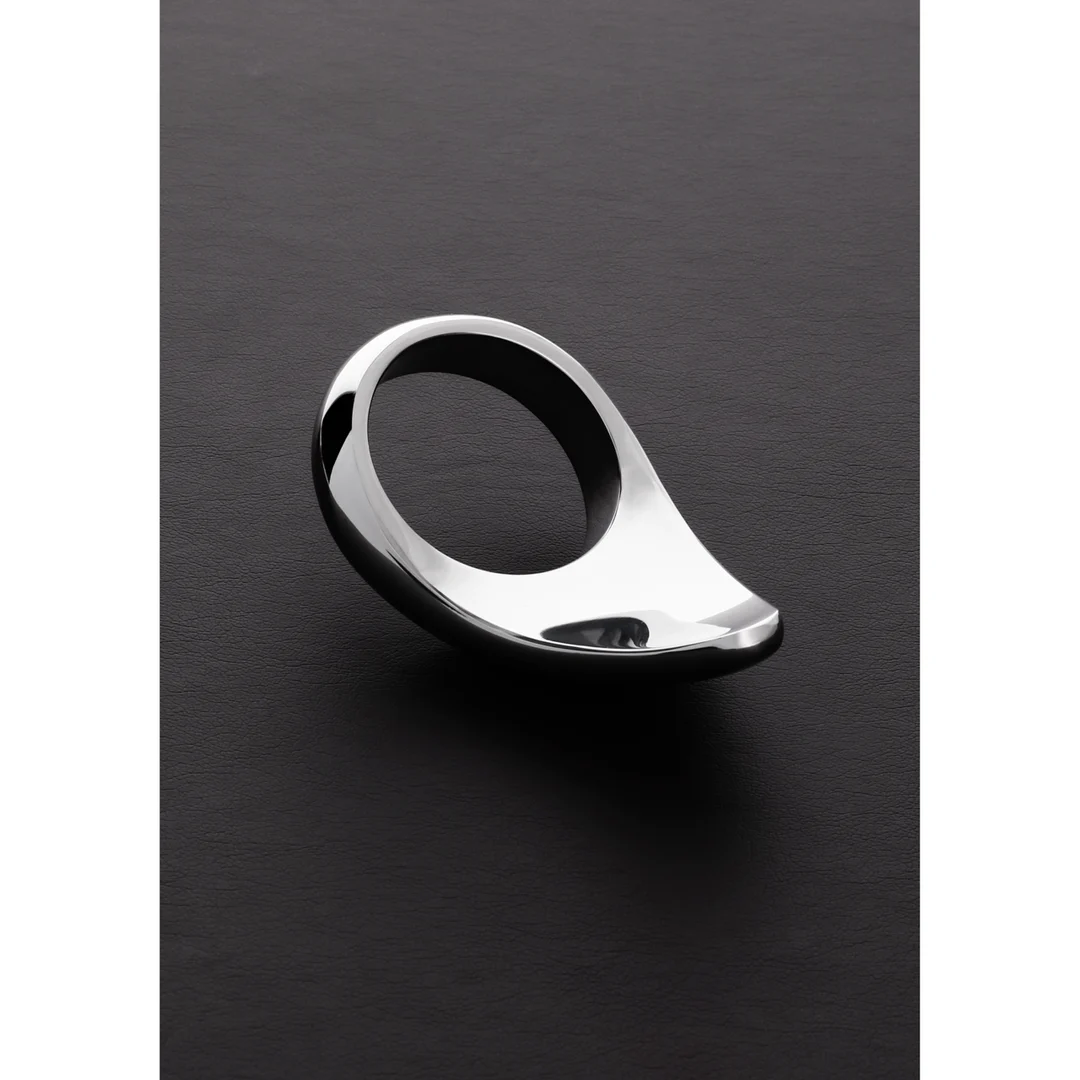 Niewibrujący pierścień erekcyjny w kształcie łzy – 1.8 / 45mm - obrazek 6