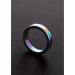 Niewibrujący pierścień erekcyjny z anodowanym wykończeniem – Rainbow Flat C-Ring - obrazek 7