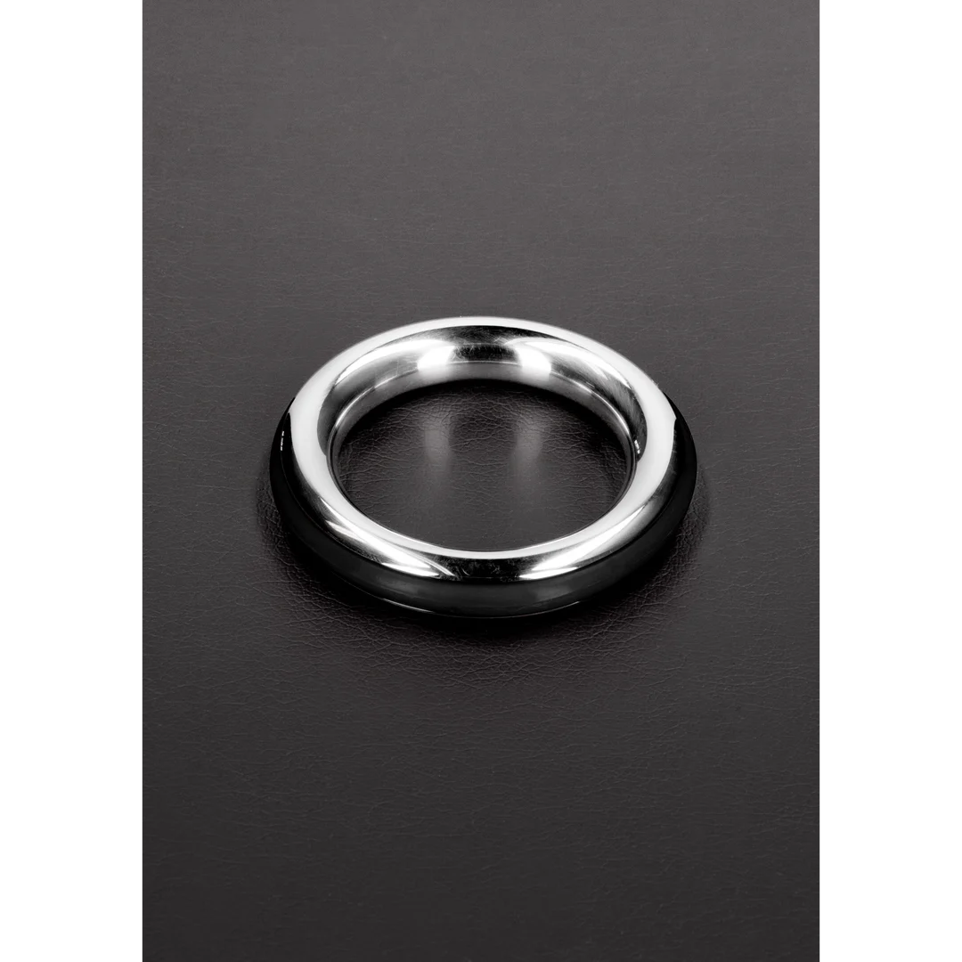 Niewibrujący pierścień erekcyjny z silikonową wkładką – 1,6 / 40mm - obrazek 2