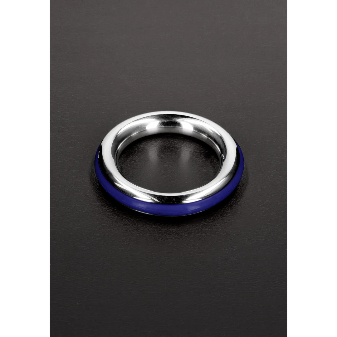 Niewibrujący pierścień erekcyjny z silikonową wkładką – 1,6 / 40mm - obrazek 5