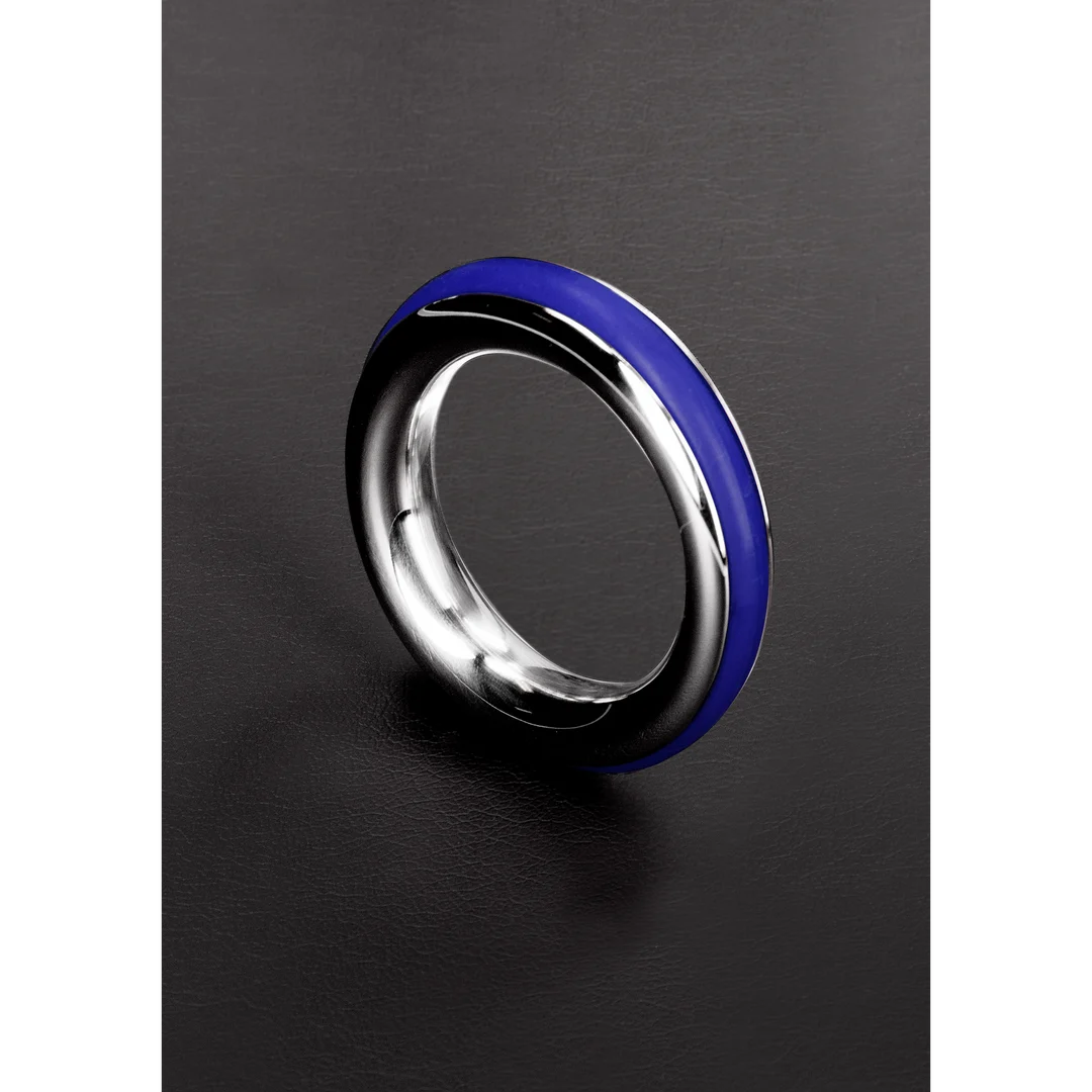 Niewibrujący pierścień erekcyjny z silikonową wkładką – 1,6 / 40mm - obrazek 6