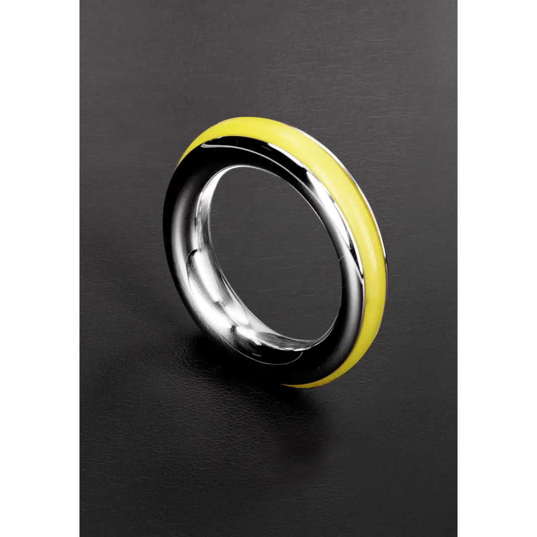 Niewibrujący pierścień erekcyjny z silikonową wkładką – 1,6 / 40mm - obrazek 23