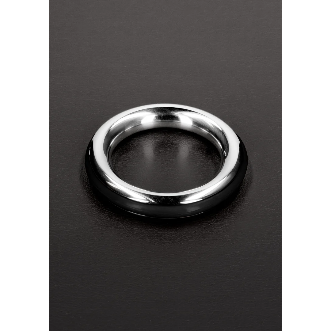 Niewibrujący pierścień erekcyjny z silikonową wkładką – 1,6 / 40mm - obrazek 25