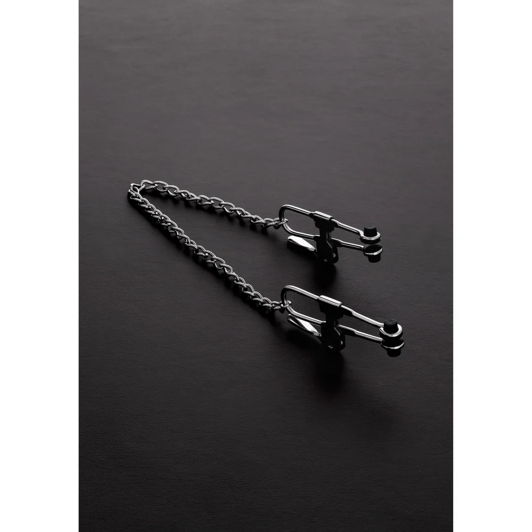 Zaciski BDSM na sutki z regulowanym dociskiem | Zacisk na sutki Preasure Tit Lock - obrazek 3