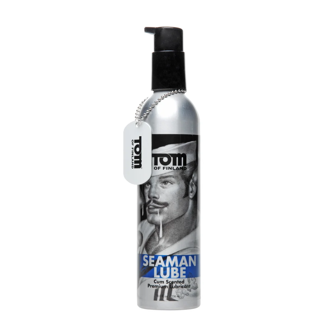 Lubrykant na bazie wody, wyglądający jak sperma, wyjątkowo gładki do masturbacji i penetracji, bezzapachowy, 236 ml, Tom of Finland - obrazek 2