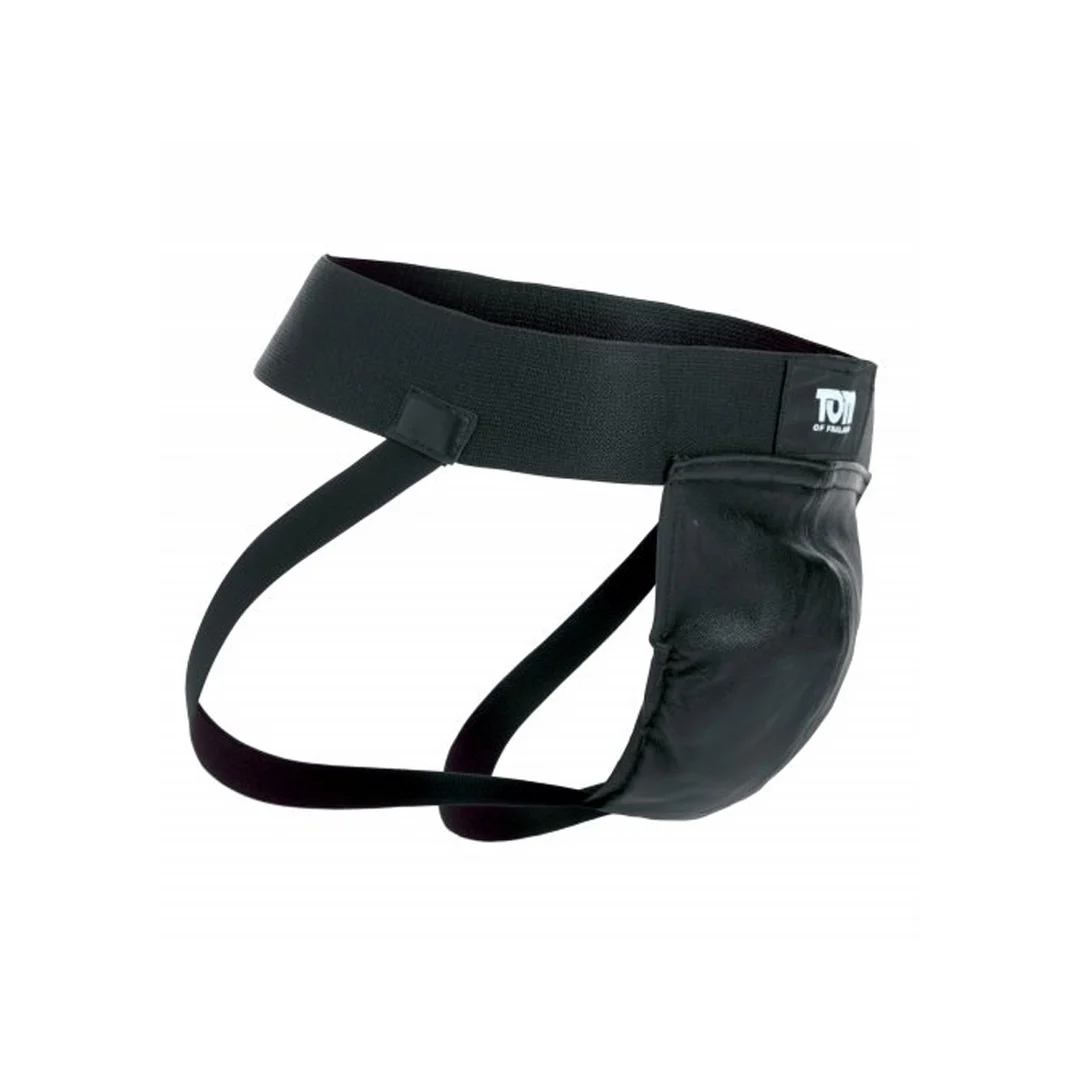 Jockstrap z błyszczącej skóry dla męskiego, wyrazistego stylu – XR Brands - obrazek 2