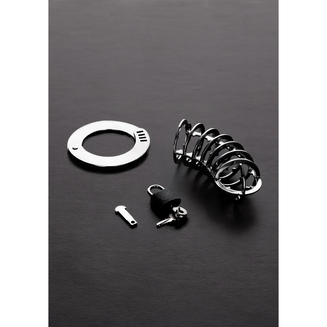 Steel by Shots The Spiked Chastity Cage - obrazek 1