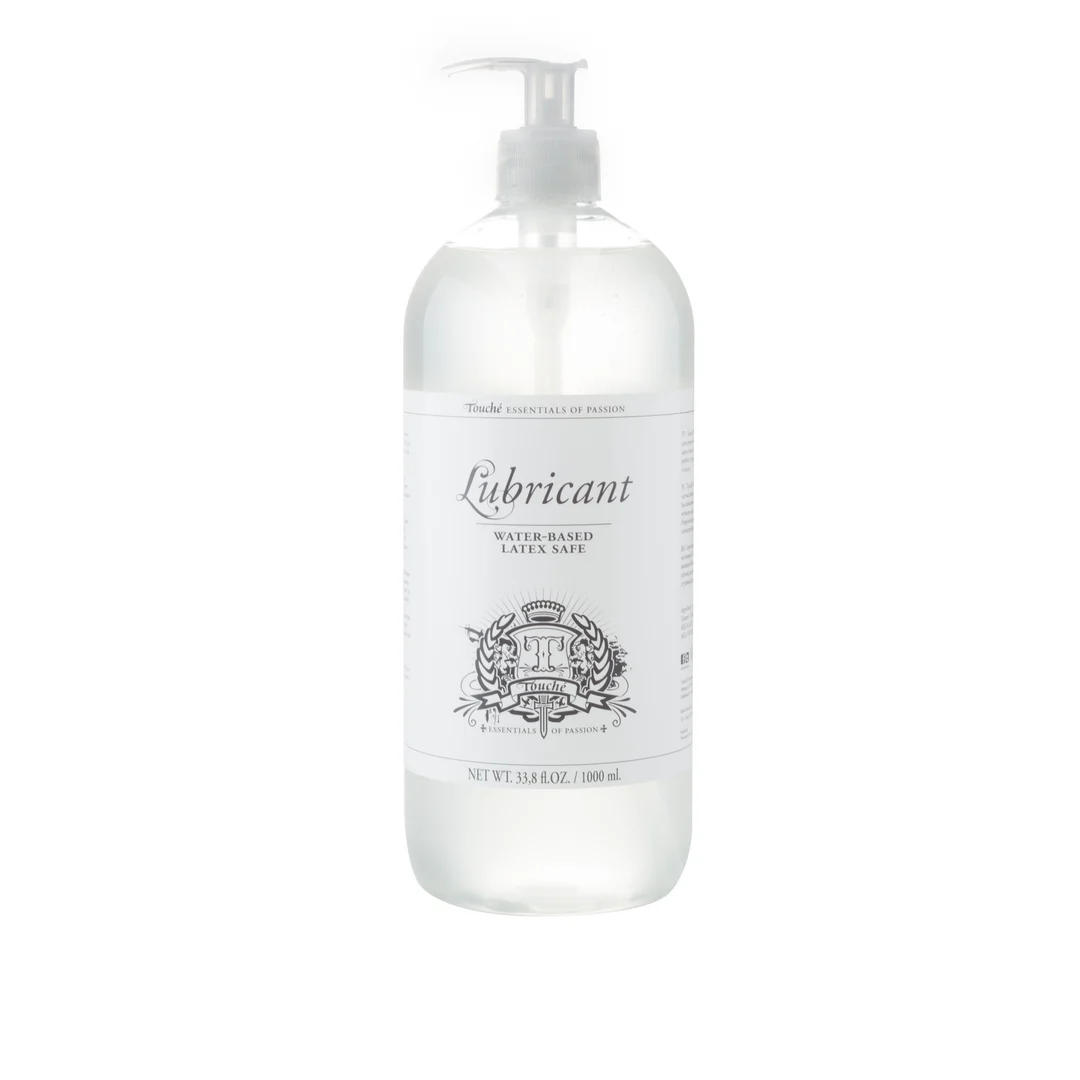 Lubrykant na bazie wody – testowany dermatologicznie i bezbarwny – bezzapachowy, bez smaku – 1000 ml / 34 fl oz – Touché by Shots - obrazek 1