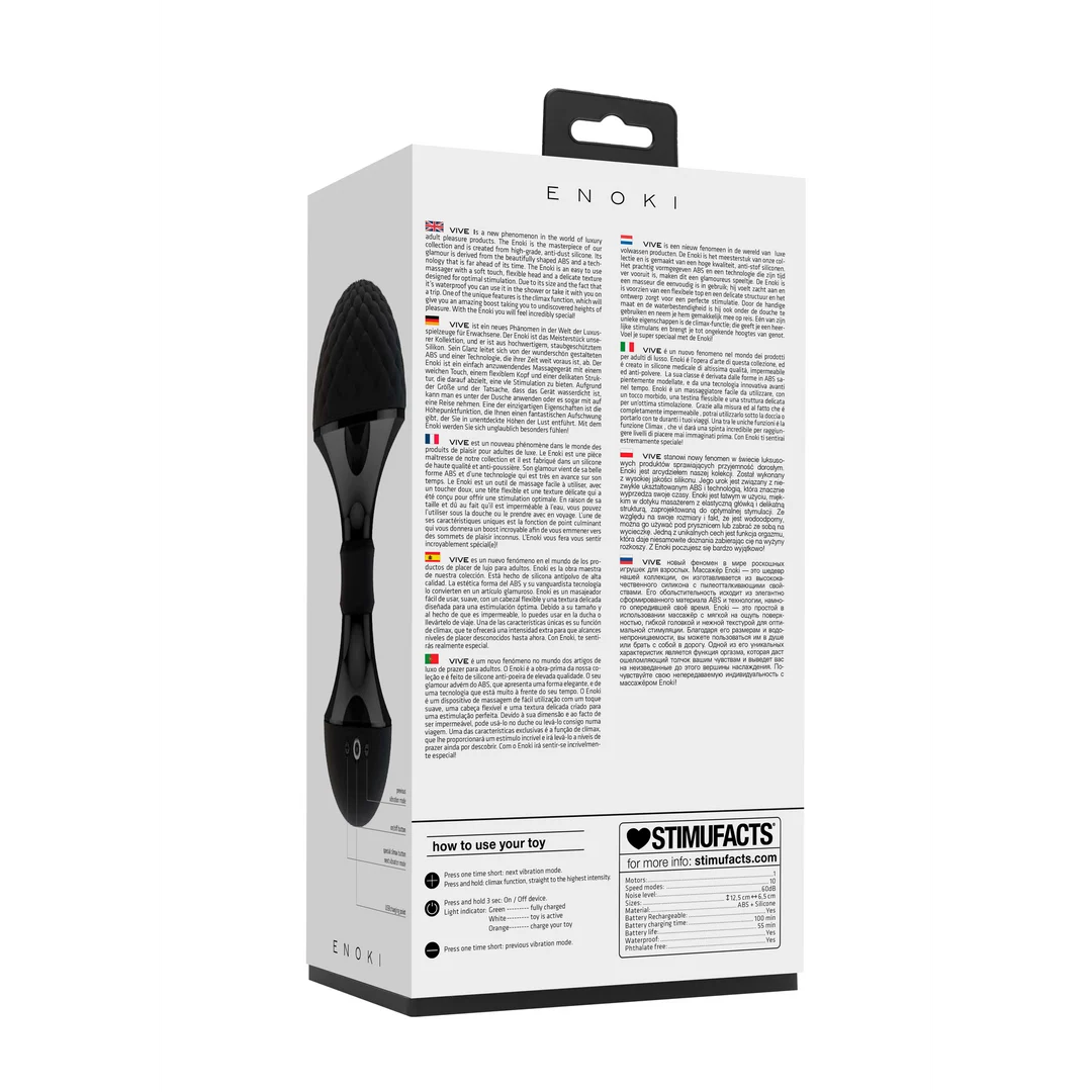 Wibrator typu wand z 10 trybami wibracji – Tester VIVE by Shots - obrazek 2