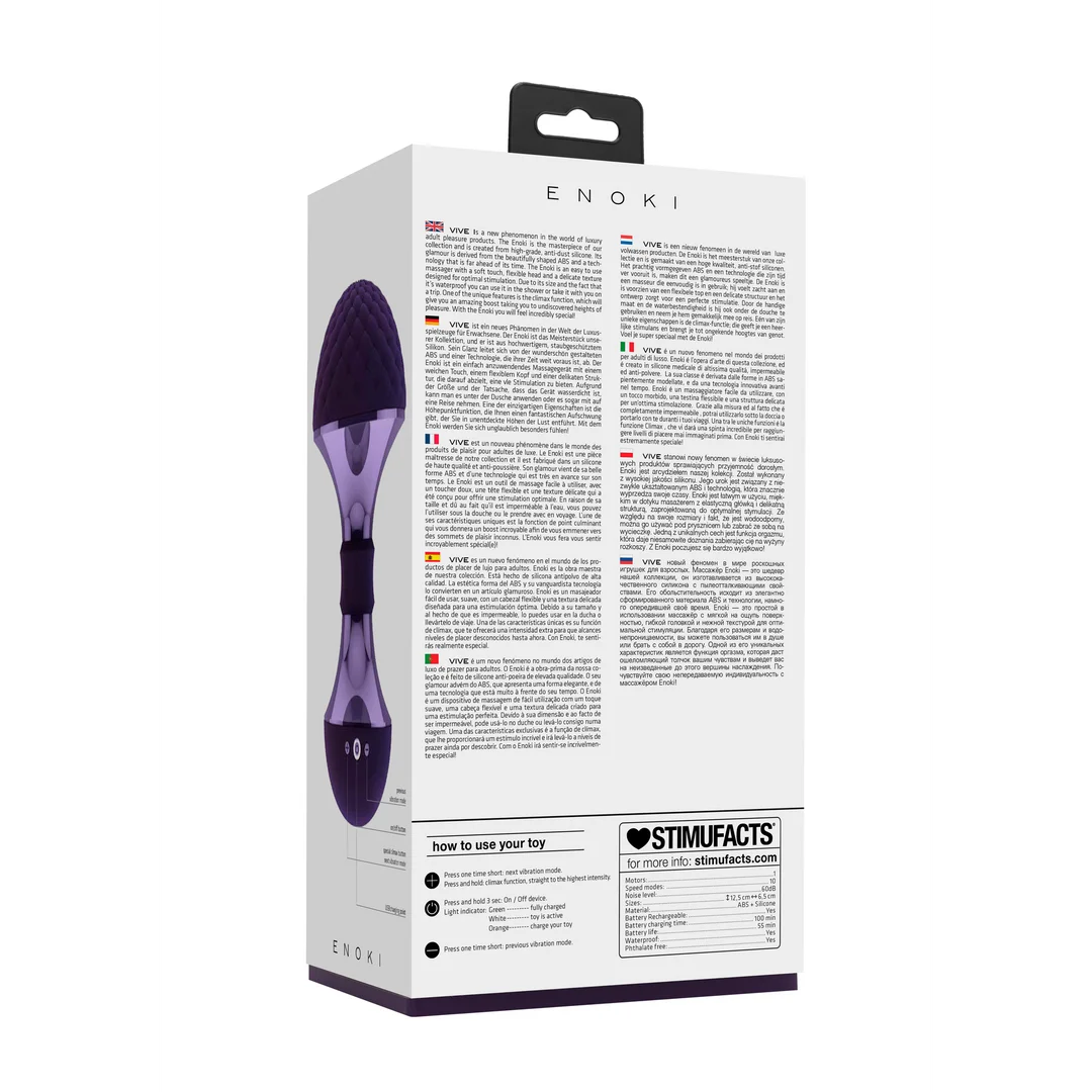 Wibrator typu wand z 10 trybami wibracji – Tester VIVE by Shots - obrazek 8