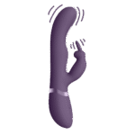 Wibrator typu rabbit z falą podwójnych pulsacji i przyciskiem orgazmu, VIVE by Shots, różowy, VIVE by Shots - obrazek 13