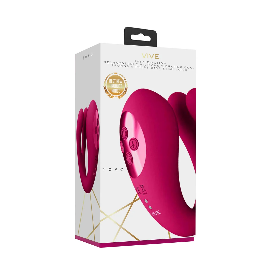 VIVE049PNK_1_1 Wibrator dla par z pulsującą funkcją stymulacji łechtaczki – Tester VIVE by Shots - obrazek 1