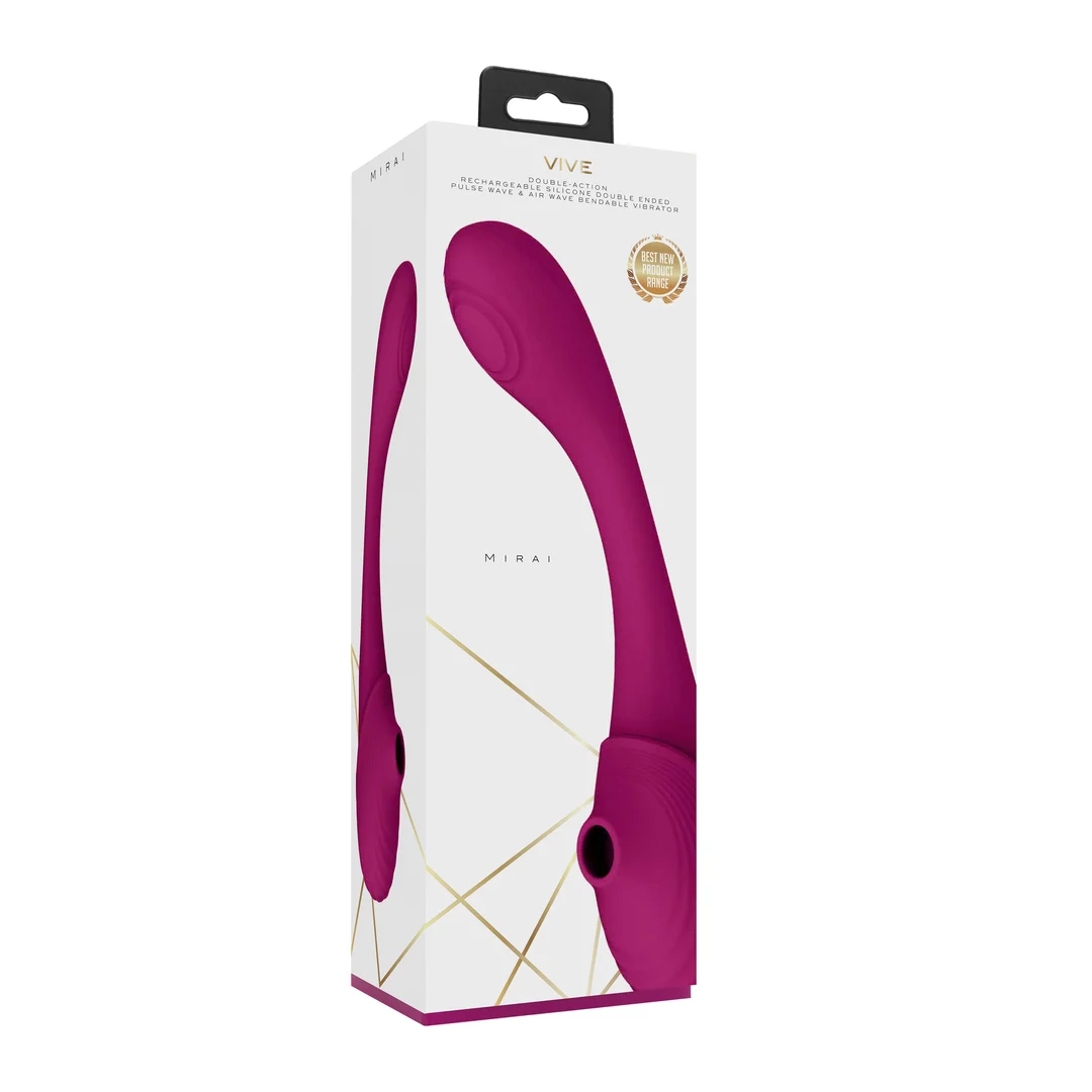 Wibrator duo o zginanej konstrukcji – Tester VIVE by Shots - obrazek 2