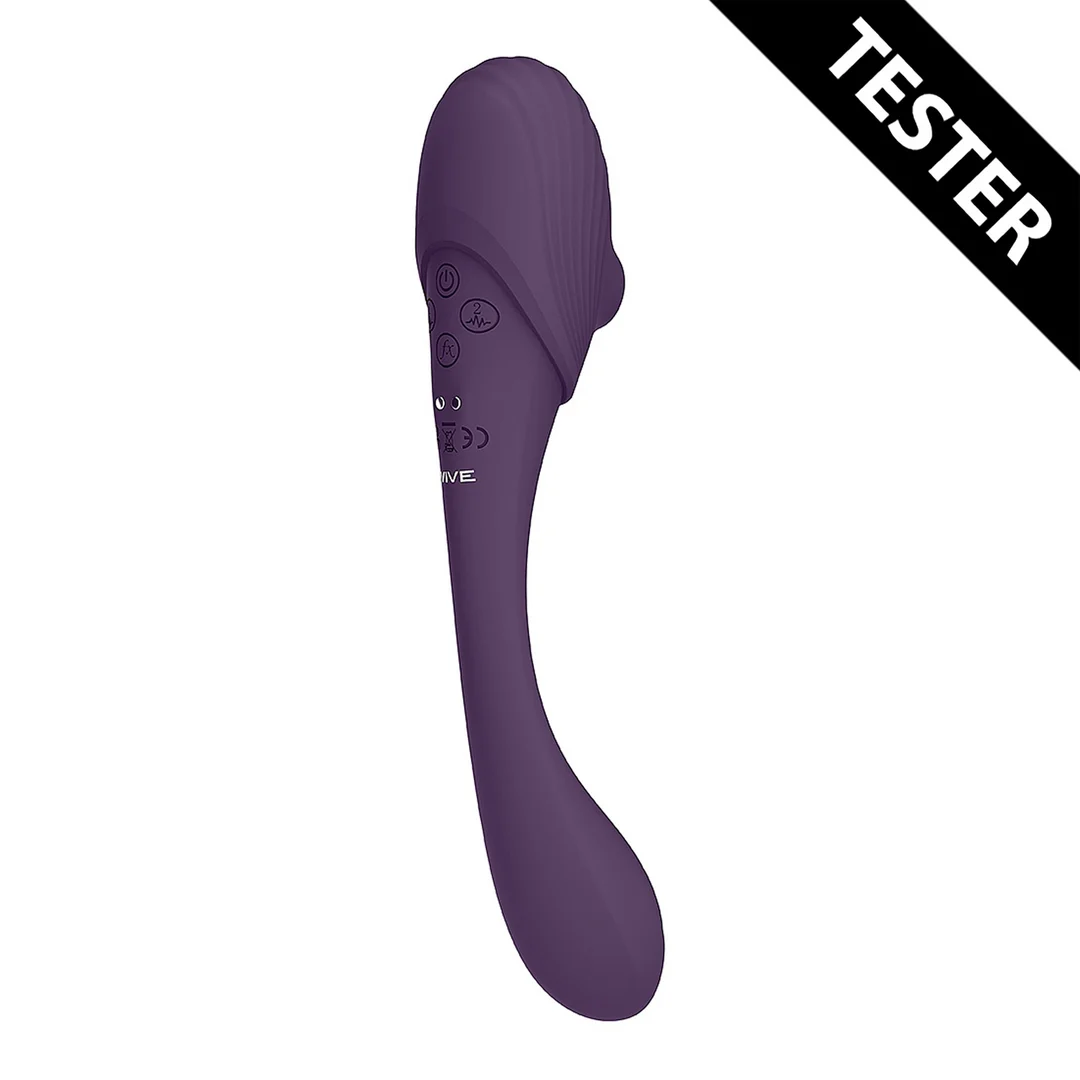 Wibrator duo o zginanej konstrukcji – Tester VIVE by Shots - obrazek 1