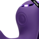 Wibrator typu rabbit – trzy silniki, funkcje come hither i Pulse Wave – VIVE by Shots, fioletowy VIVE by Shots - obrazek 4