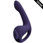 Wibrator typu rabbit – trzy silniki, funkcje come hither i Pulse Wave – VIVE by Shots, fioletowy VIVE by Shots - obrazek 6