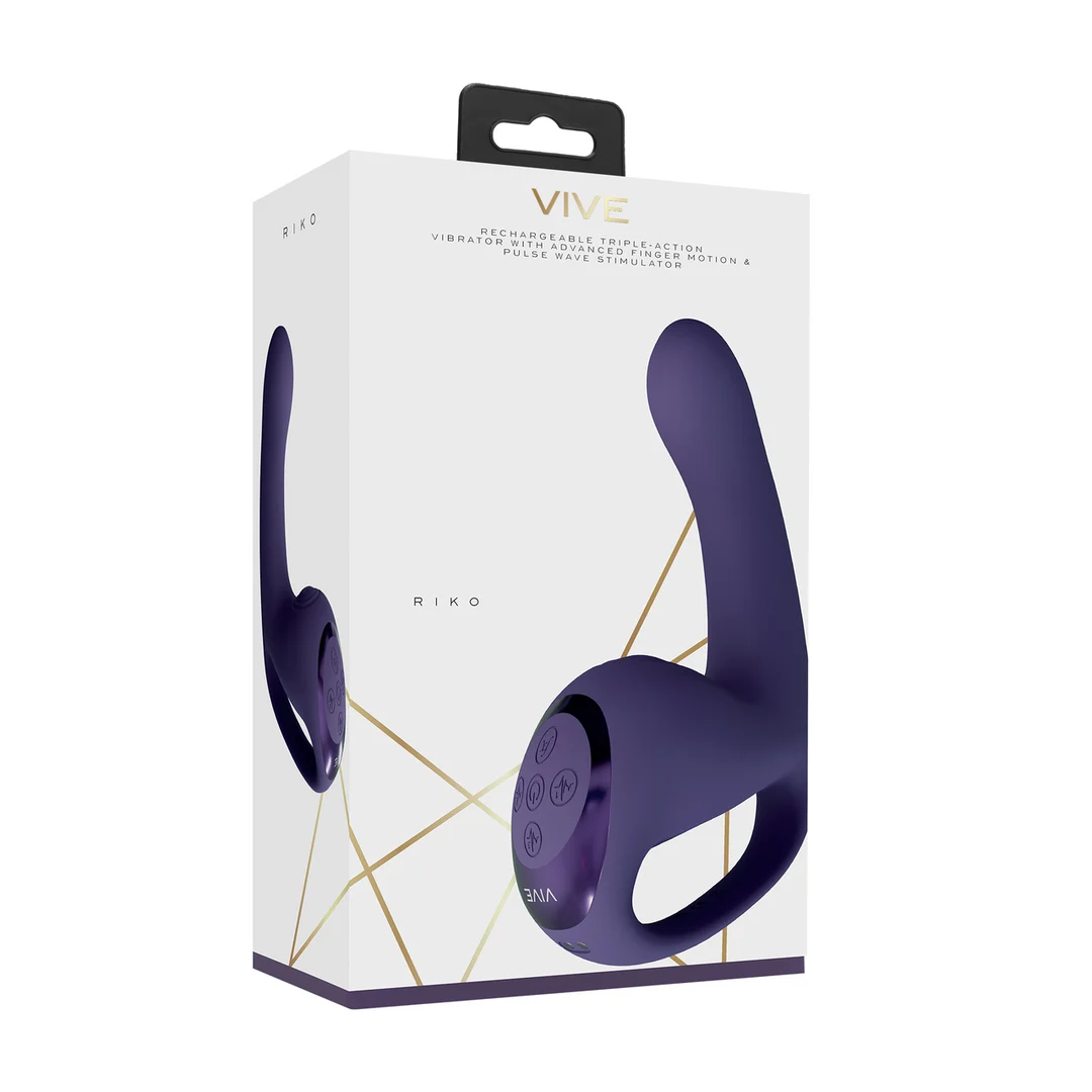 Wibrator do punktu G z 3 silniczkami – Triple Motor Thumper VIVE by Shots - obrazek 7