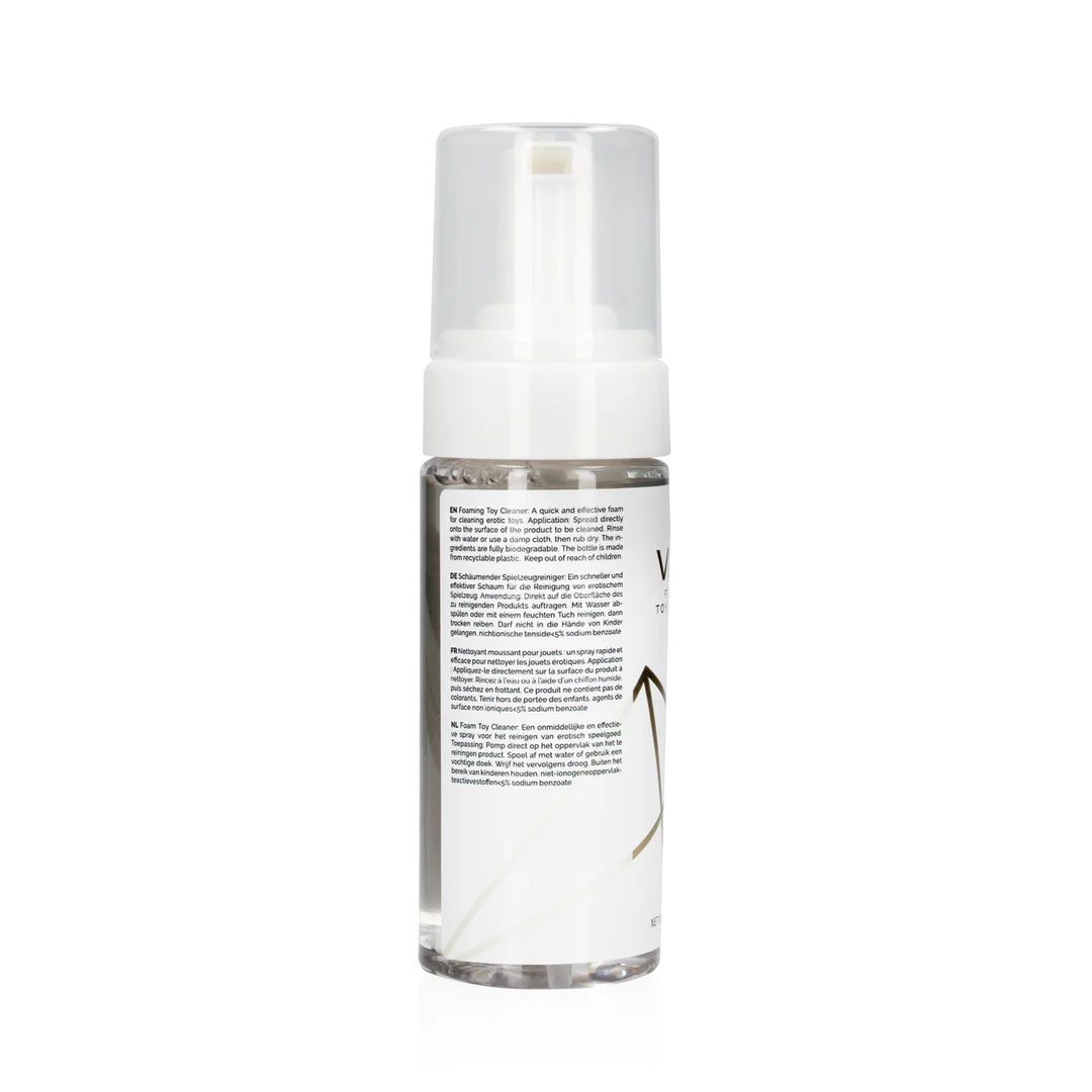Płyn do czyszczenia zabawek – pieniący płyn do czyszczenia zabawek erotycznych – neutralny płciowo – VIVE by Shots – 4,7 fl oz / 140 ml - obrazek 2