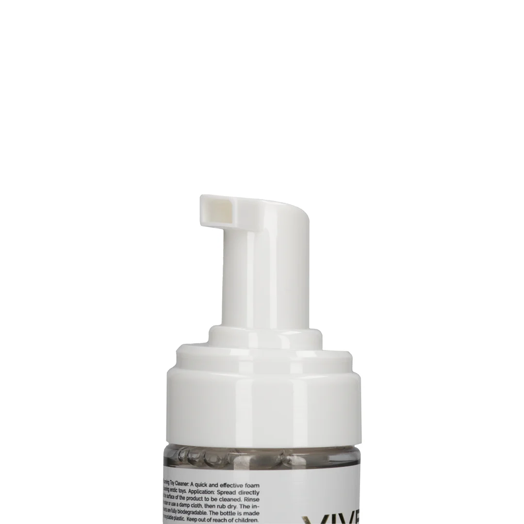 Płyn do czyszczenia zabawek – pieniący płyn do czyszczenia zabawek erotycznych – neutralny płciowo – VIVE by Shots – 4,7 fl oz / 140 ml - obrazek 4