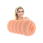 Masturbator waginalny z tunelem o wielu fakturach – Pussy Masturbator 3D - obrazek 6